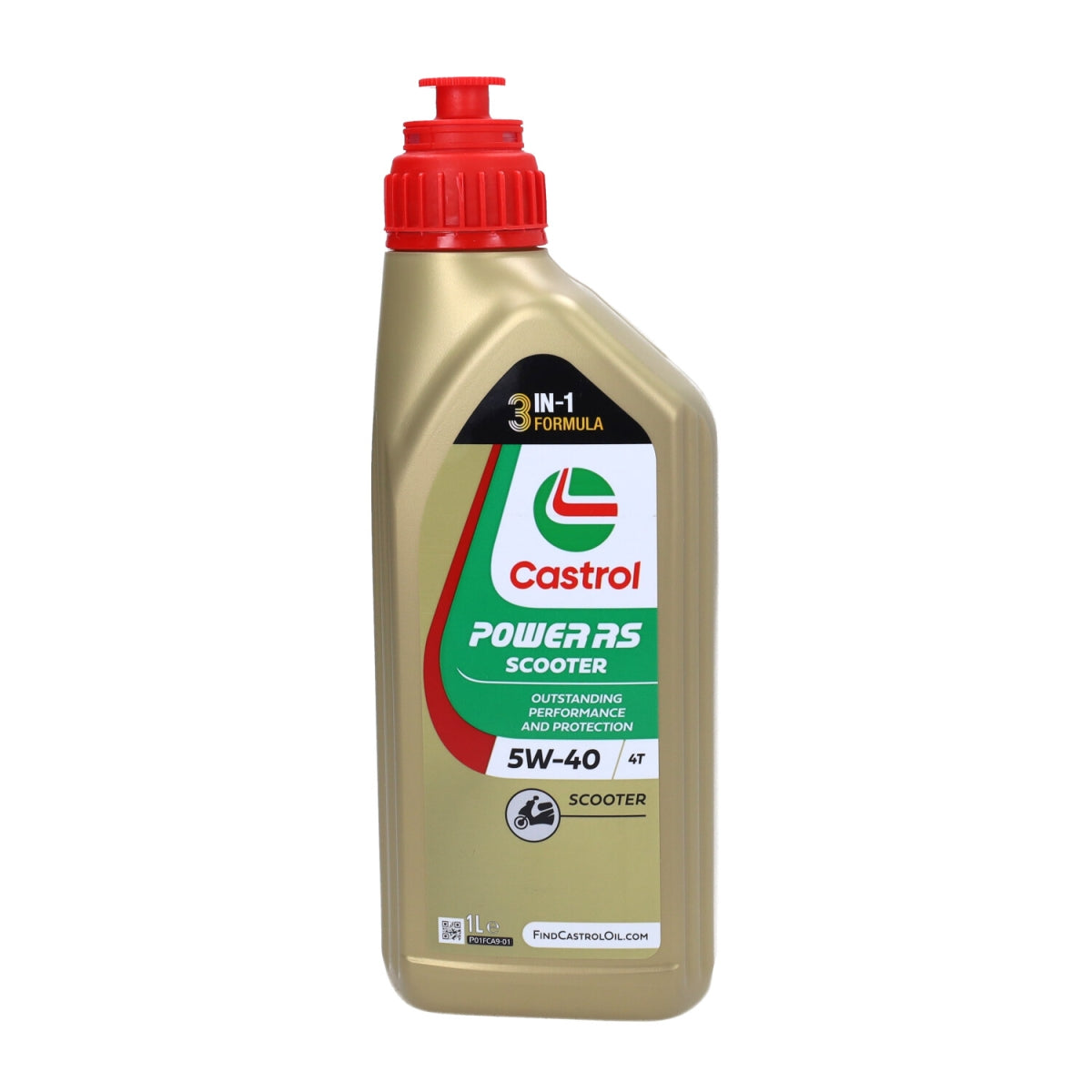 Motorolie Castrol 5W40 4t power rs scooter 1L