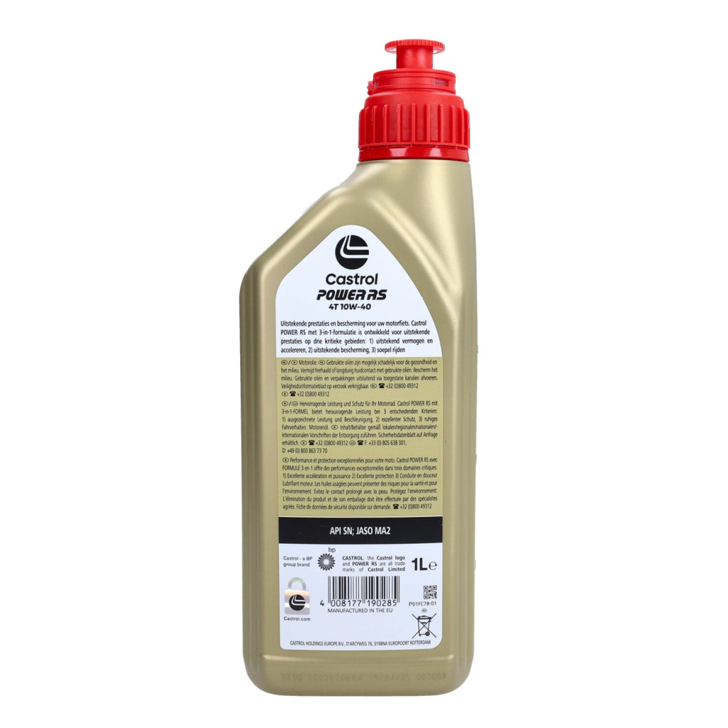 Motorolie Castrol 10W40 4t power rs 1L
