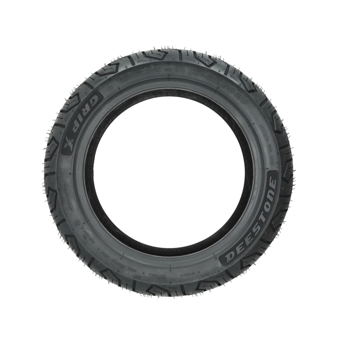 Buitenband Deestone Grip X 120/70x11 — Tubeless (o.a. Vespa Primavera 50cc voorband)