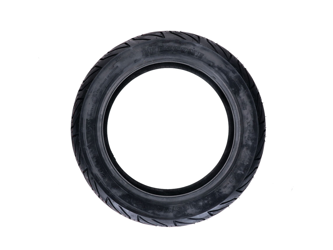 Buitenband Deestone Grip X 130/70x12 — Tubeless (o.a. Vespa Sprint/Primavera, GTS, Gilera Runner achterband)
