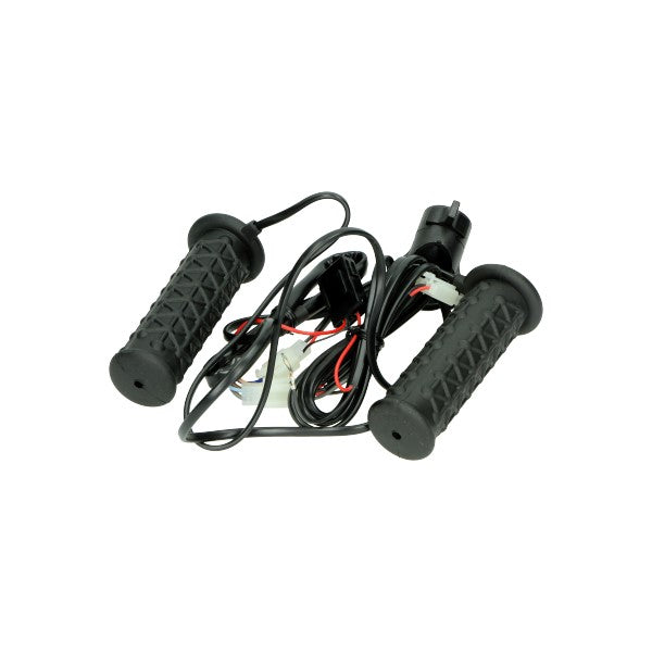 Handvatset + verwarming scooter mod. Daytona 22mm zwart universeel