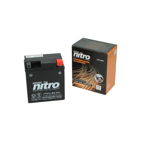 Accu nitro ntx7l-bs/ytx7l-bs sla/gel liberty IGET, primavera, sprint, zip 4t