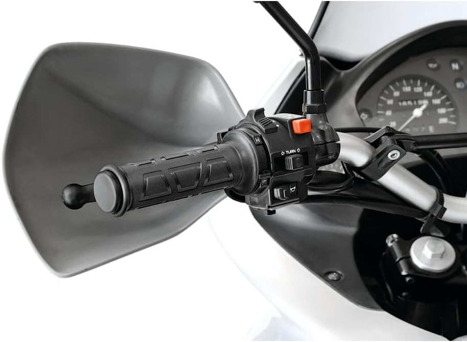 Verwarmde Handvatten 12V Regelbaar (4 Standen) — Universeel Ø22mm, Scooter/Motor/Quad
