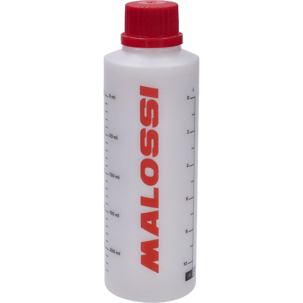 Maatbeker Malossi 2T Mengolie 250ml — Met Afsluitbare Dop