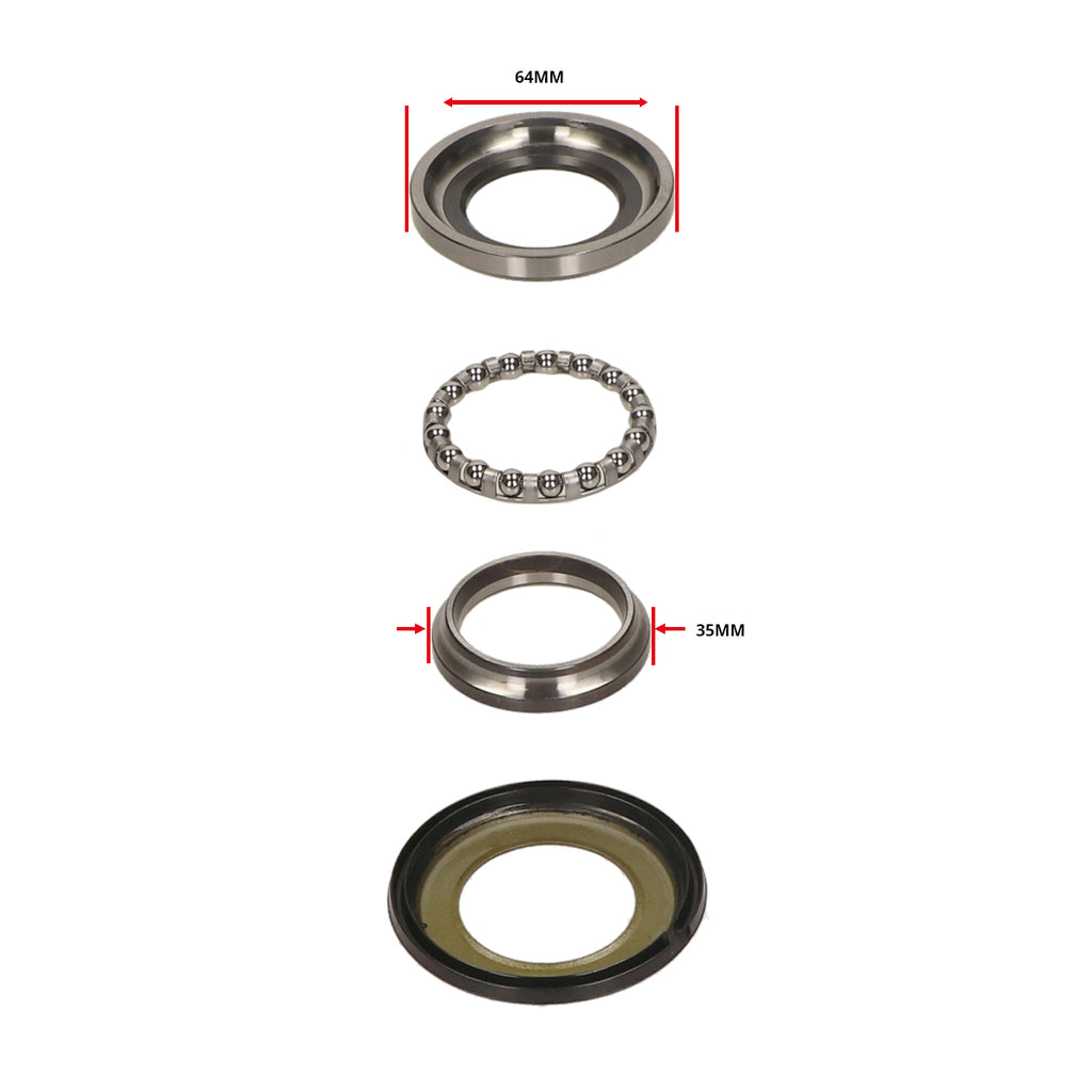 Balhoofdset/Balhoofdlagers Piaggio origineel onder beverly, gts alle mod., mp3, zip sp, lx, primavera, sco piaggio, sportcity one, sprint, zip 4t