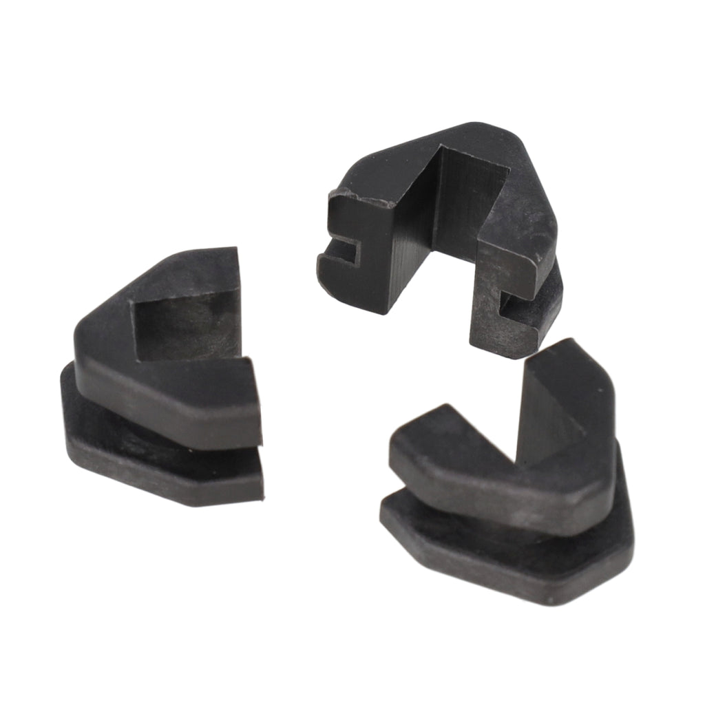 Geleiderubberset polini varioramplaat universeel scooter 50cc 3 stuks