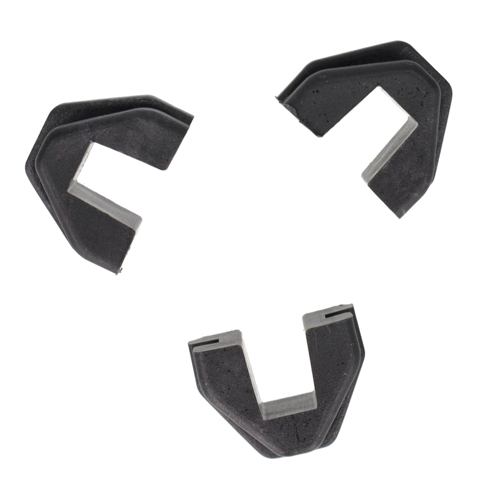 Geleiderubberset polini varioramplaat universeel scooter 50cc 3 stuks