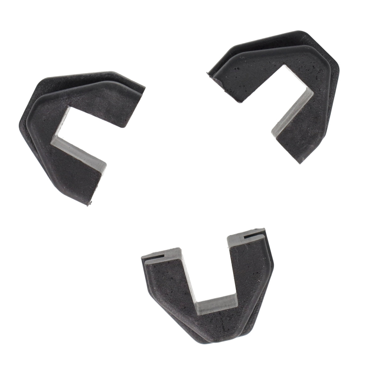 Geleiderubberset polini varioramplaat universeel scooter 50cc 3 stuks