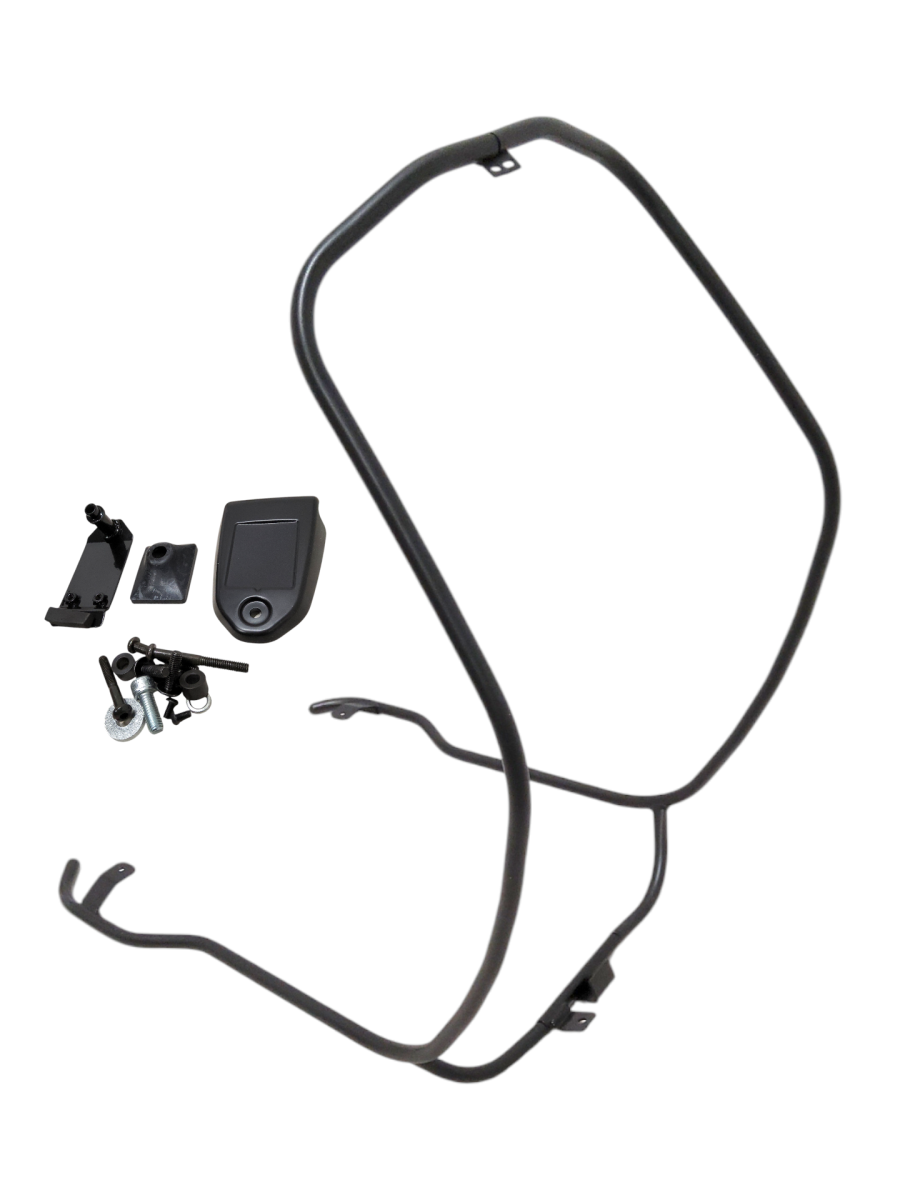 Valbeugels Voorzijde Zwart Glans — Vespa Primavera & Sprint