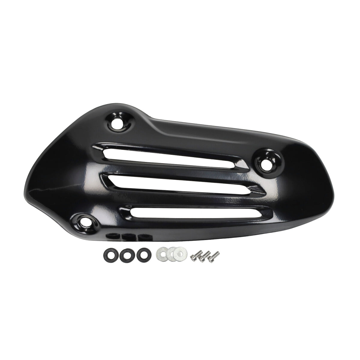 Hitteschild uitlaat euro-4/5 vespa zwart glans primavera, sprint 4t (euro4)