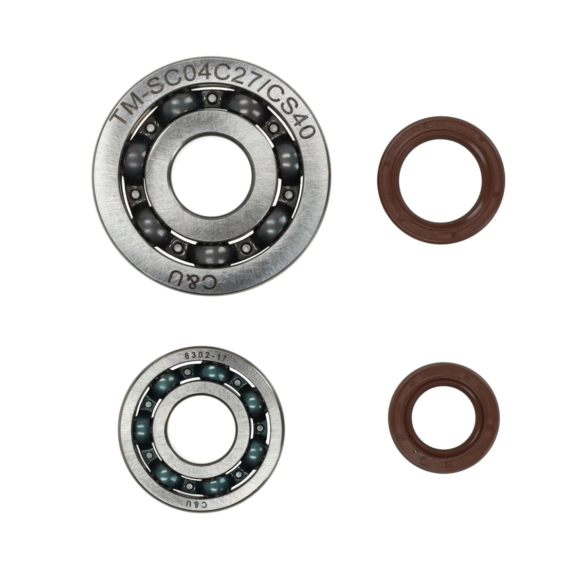 Lager+keerringset DMP krukas euro-2/4/5 A-kwaliteit sco piaggio 4T, sco piaggio 4t-2v, sco piaggio 4t-3v I-get, sco piaggio 4t-4v