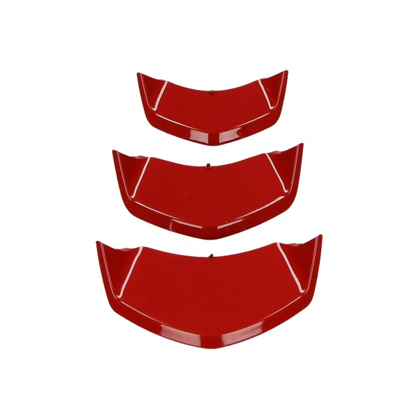 Sierstripset Voorscherm Midden "Boemerang" Rood (Euro-4/5) — Vespa Primavera & Sprint