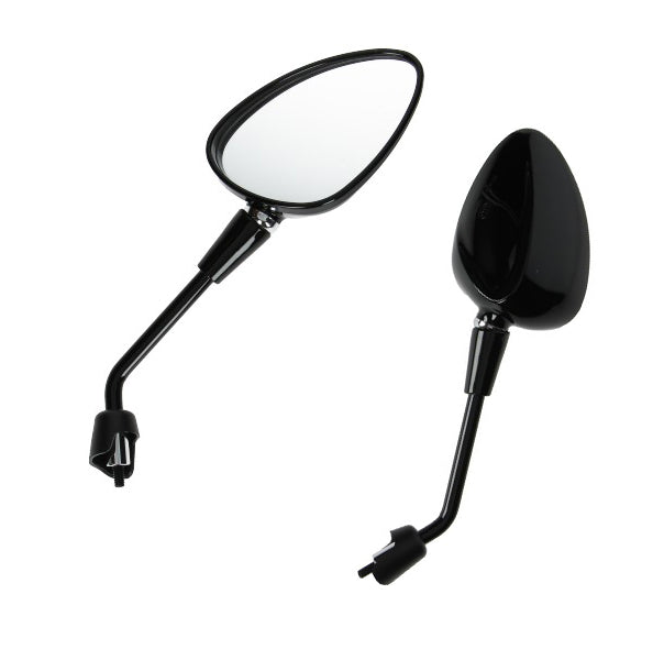 Spiegelset DMP kort zwart glans sprint, zip