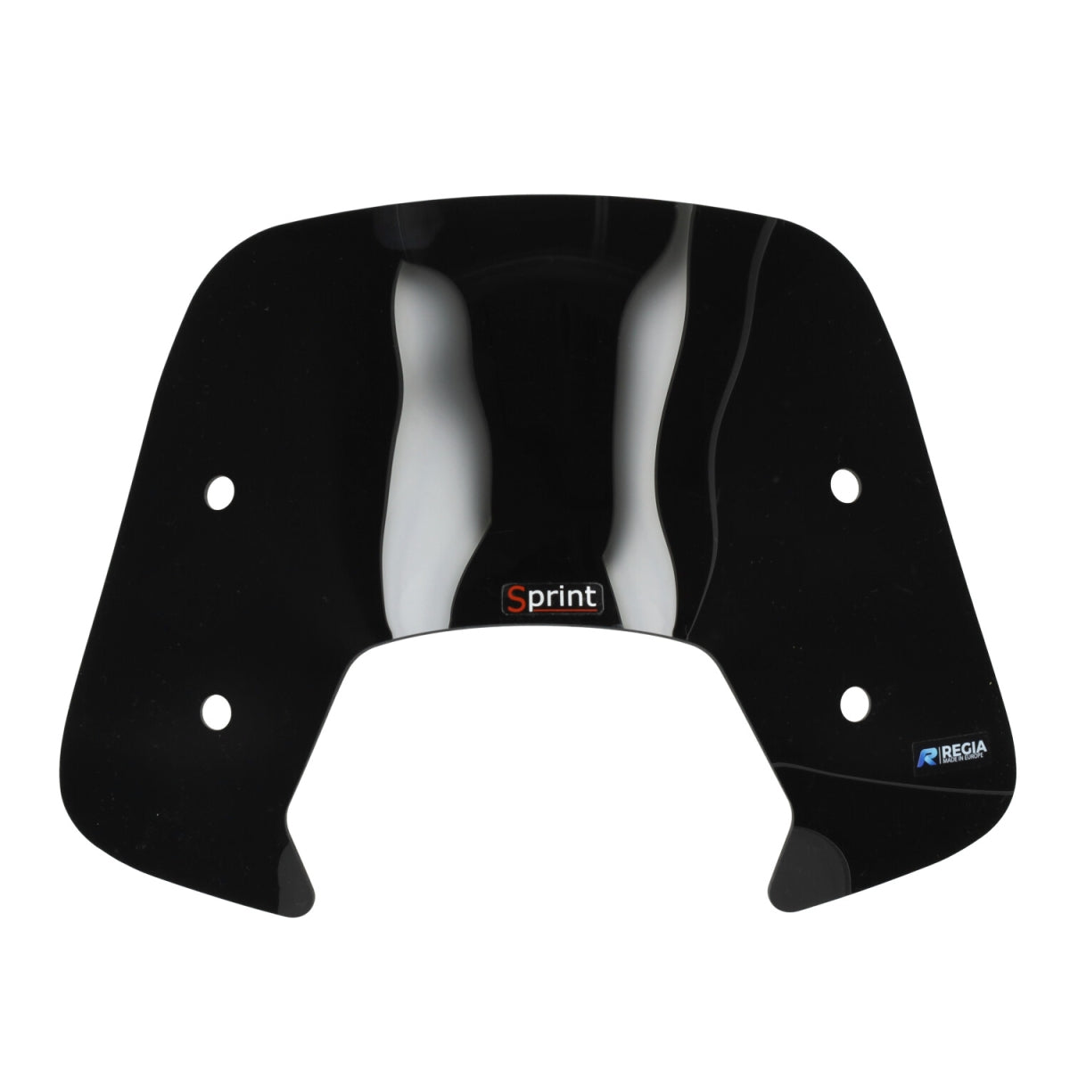 Windscherm Sprint Laag Glans Zwart