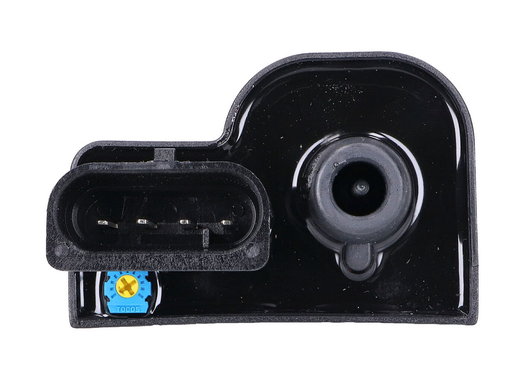 Bobine/cdi-unit DMP + afstandsbediening regelbaar (50km) euro-2 toerenbegrenzer sco piaggio 4t-2v