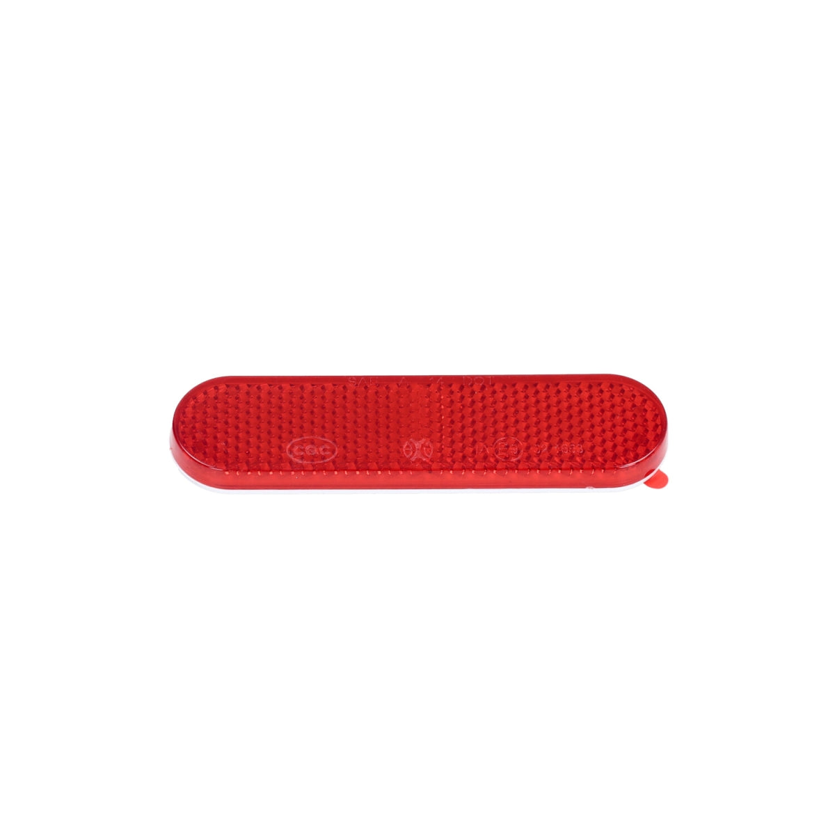 Reflector achterspatbord rood