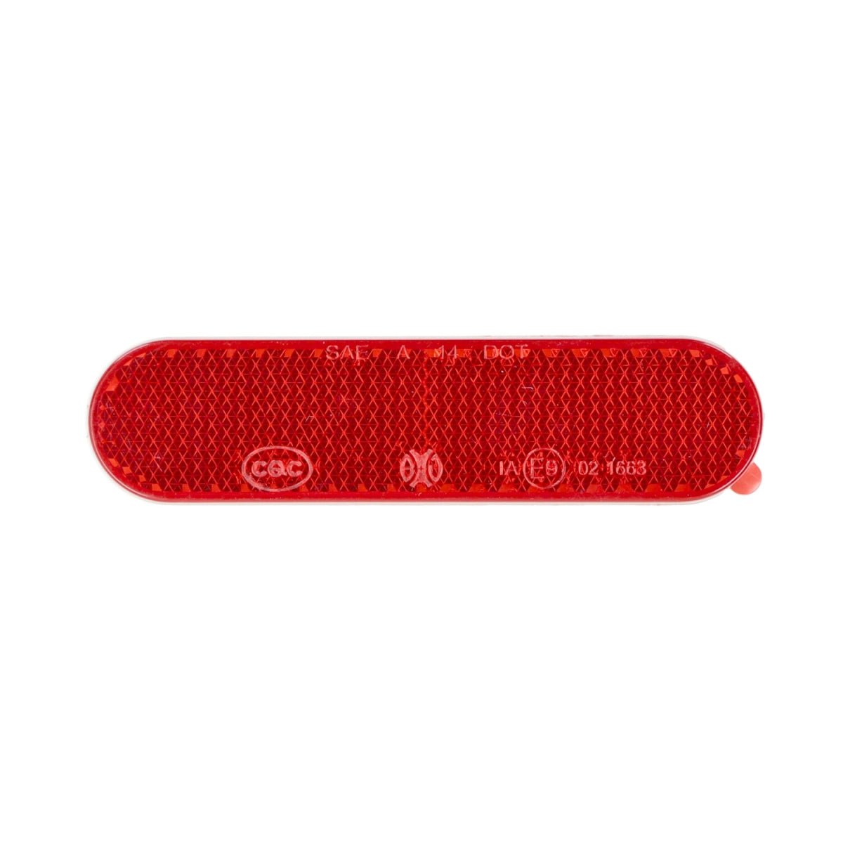 Reflector achterspatbord rood