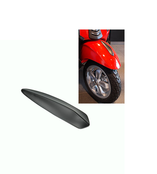 Sierstuk Voorspatbord DMP Mat Zwart — Vespa Primavera/Sprint & China LX/Riva/VX50