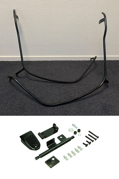 Valbeugel/Sierbeugelset DMP voorzijde zwart glans primavera, sprint