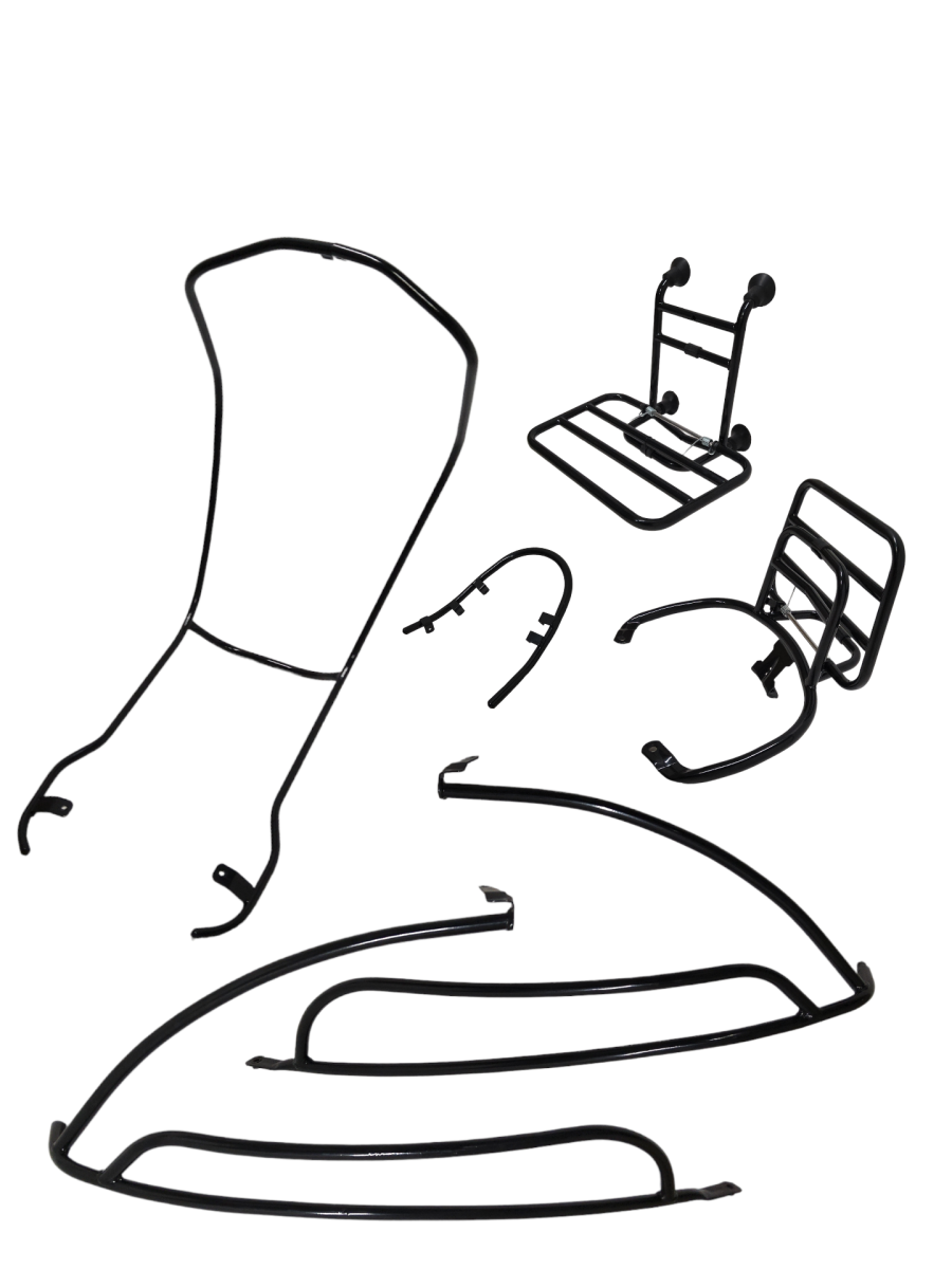 Sierbeugelset DMP compleet + dragers zwart glans 5-delig primavera, sprint