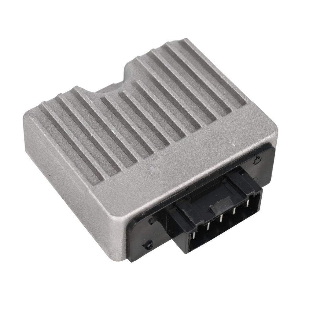 Spanningsregelaar (Euro-2) DMP 5-polig Zwarte Stekker — Piaggio 4T-4V, Vespa Primavera/Sprint, Zip 4T