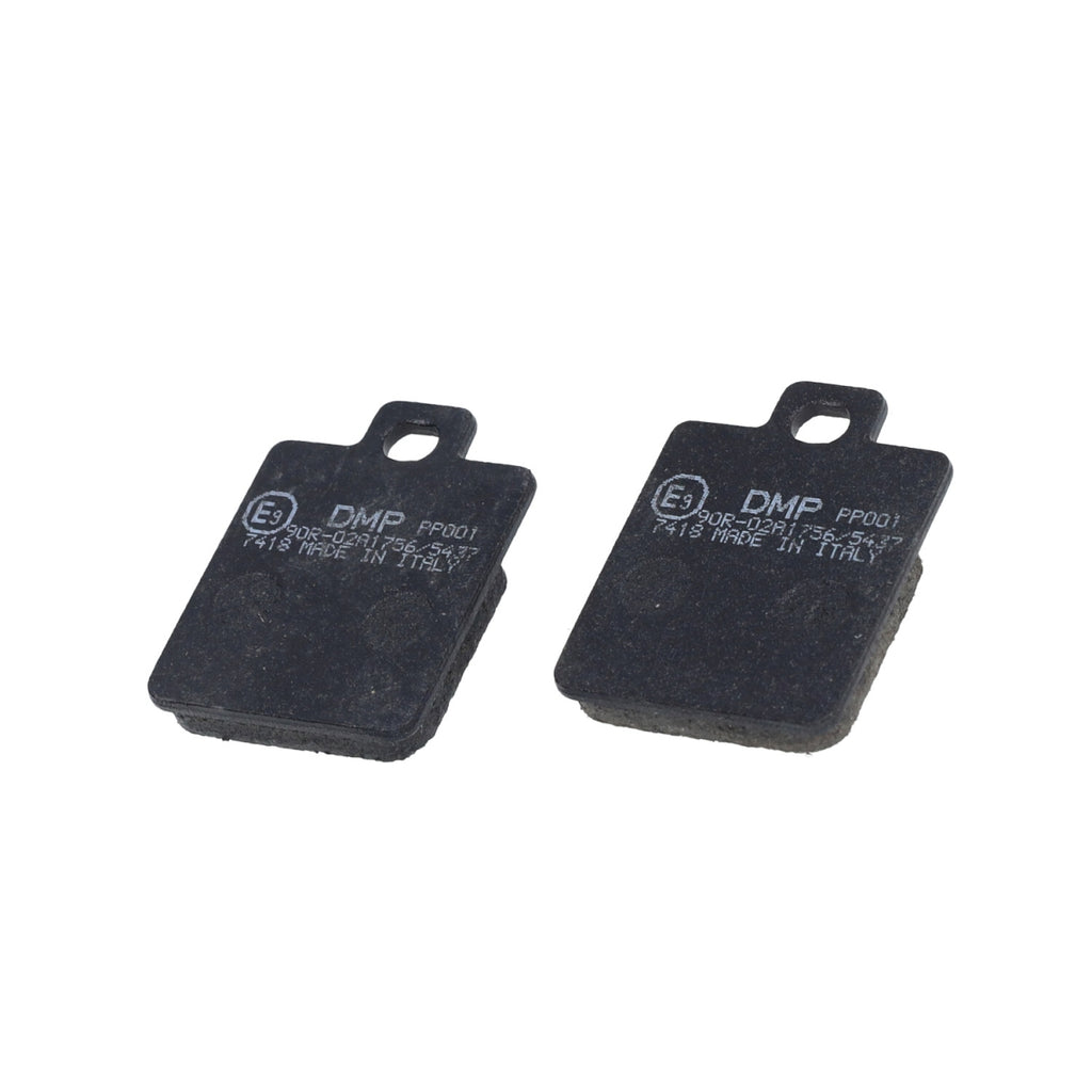 Remblokset DMP voor+achter ecooter E2, tweet, dna, lxv, mp3, nrg, runner, stalker, symphony sr, vespa lx, vespa S