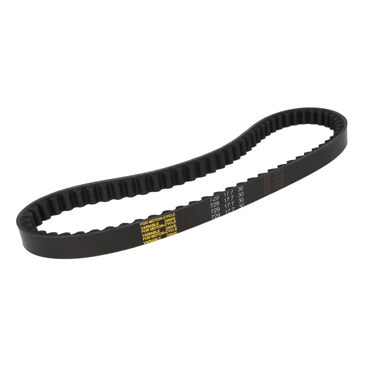 V-Snaar DMP 729x17,7mm (12 inch) — Kymco Agility/Super-8, China 4T, GY6 & AGM 3B3-motorblok