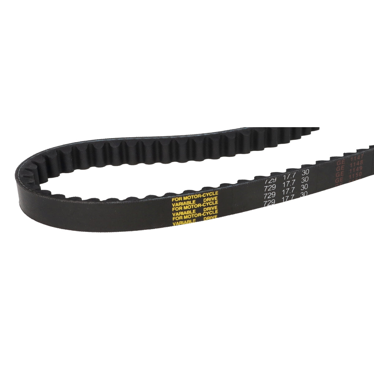 V-Snaar DMP 729x17,7mm (12 inch) — Kymco Agility/Super-8, China 4T, GY6 & AGM 3B3-motorblok